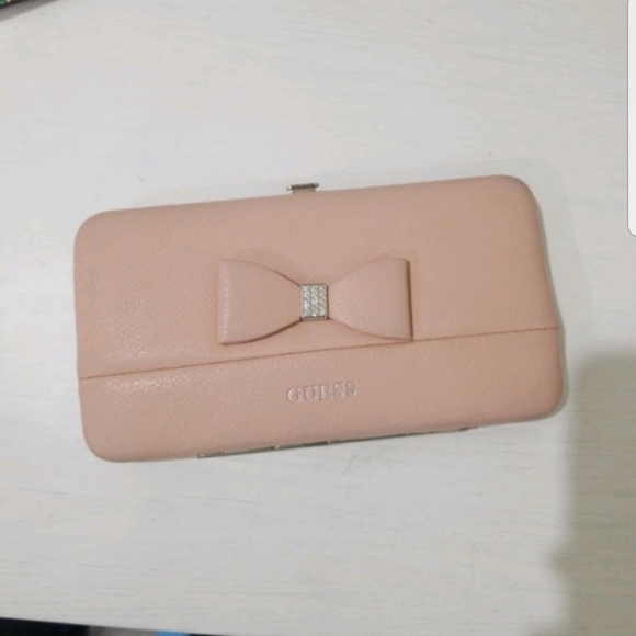 Guess blush pink bow hardcase wallet - Picture 5 of 6